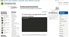 Desktop Screenshot of parejasencrisis.com