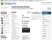 Tablet Screenshot of parejasencrisis.com